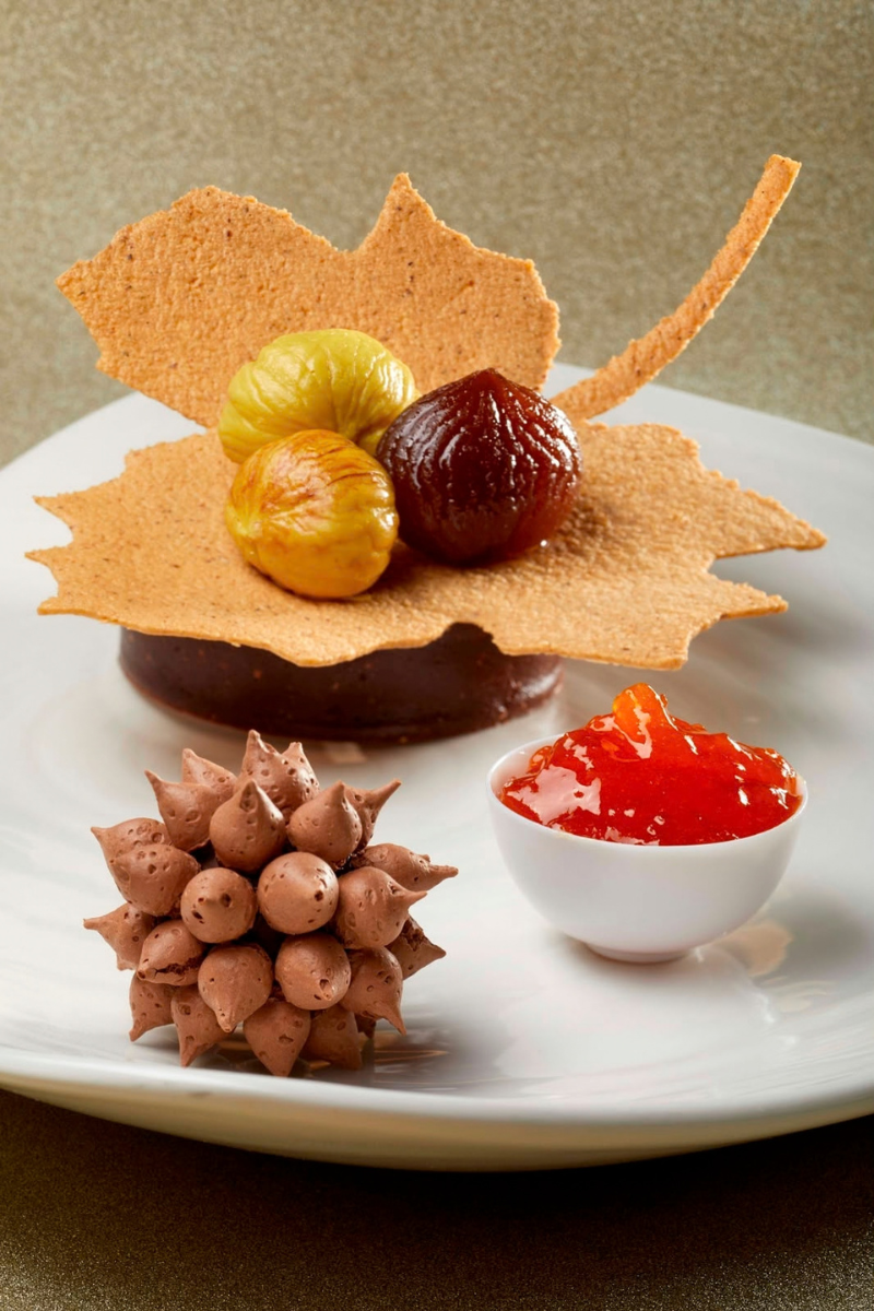L'Autunno nel Piatto: La Sinfonia di Castagna, Cioccolato e Cachi firmata Fabrizio Galla