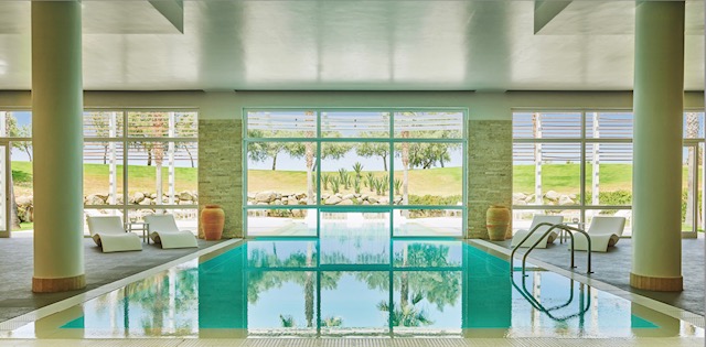 Interno area benessere al Capovaticano Resort Thalasso SPA