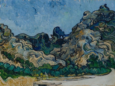 Vincent Van Gogh, Montagne a Saint-Rémy (1889)|||