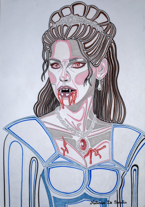 Venerd&igrave; 17 Aprile alle ore 18:00 alla Galleria Patrizia Anastasi Arte, a Roma, "Dracula e Mina", personale di Natascia De Sanctis