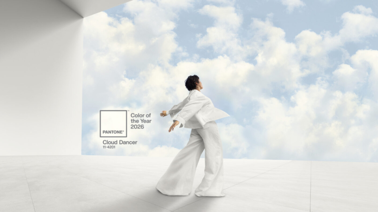 Cloud Dancer, colore Pantone 2026|||