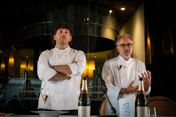 La scoperta di gusti nuovi e inaspettati con il pesce di lago: il progetto di chef Marco Sacco, " Gente di lago e fiumi"|||