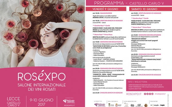 Quarta edizione di Roséxpo a Lecce: la kermesse dedicata al vino.||||